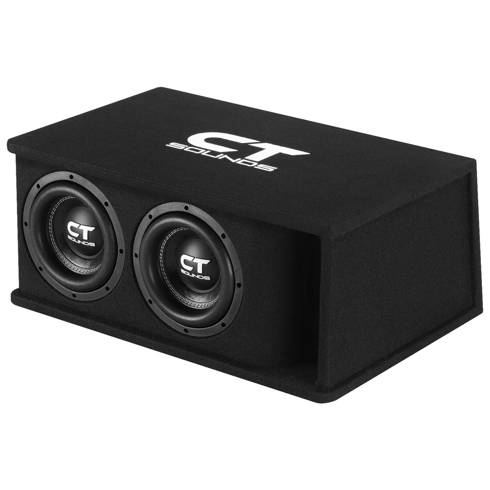 "Caja de subwoofer CT Sounds Dual 8"" 1600 W cargada serie Tropo - TROPO-2X8D4" Foto 3 de 4
