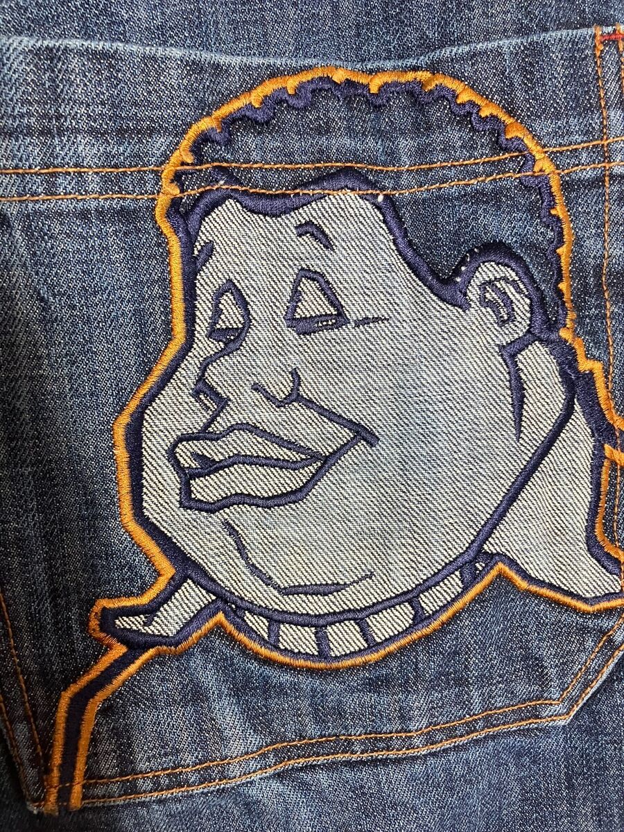 Vintage 90'S Y2K FUBU Platinum Fat Albert Embroidered Baggy Vintage 90'S Y2K FUBU Platinum Fat Albert Embroidered Baggy