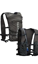 Nathan QuickStart 2.0 Adult Hydration Pack 6L Charcoal Reflective Silver OSFM