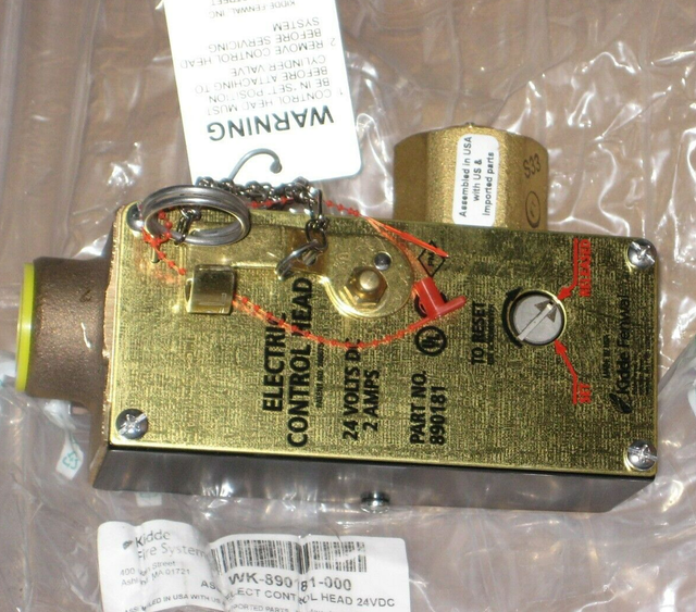 Kidde 24VDC Electric Control Head WK890181000 for sale online eBay