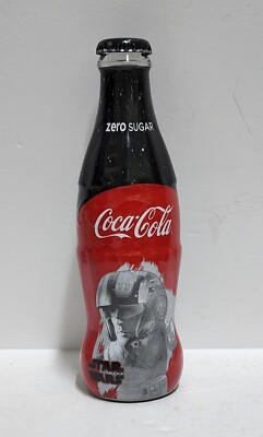 COCA COLA STAR WARS  GLASS BOTTLE ZERO THE LAST JEDI 2017 BELGIUM  SEALED