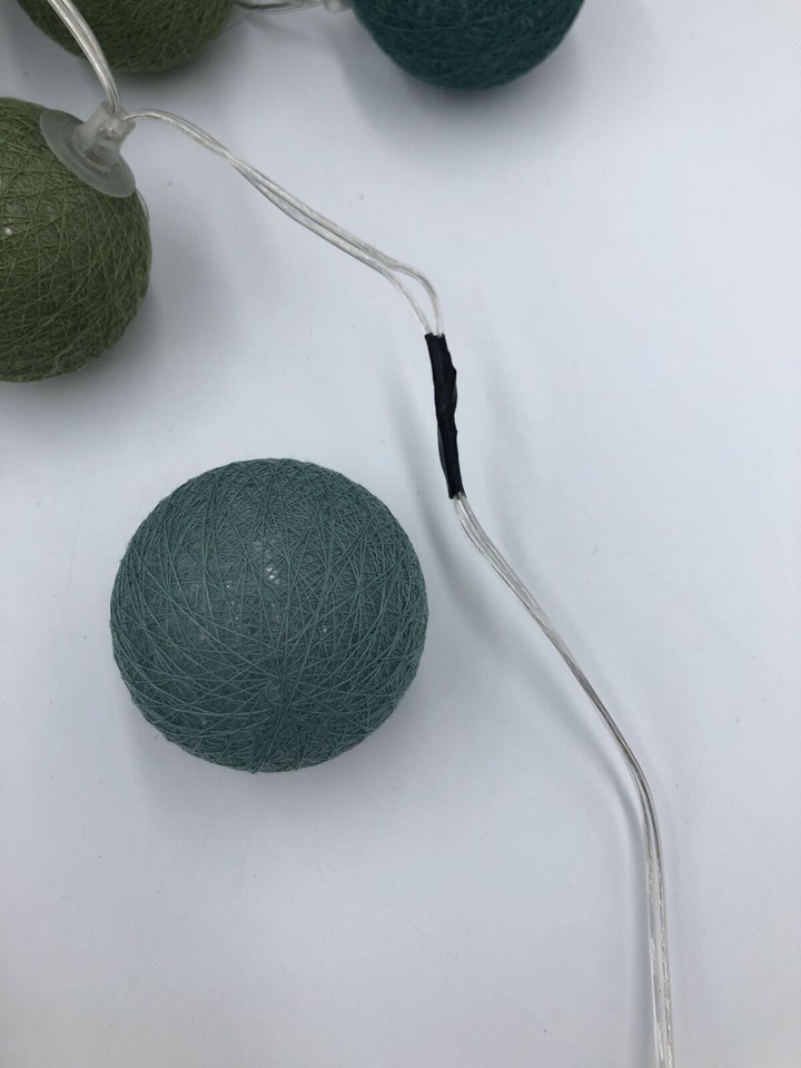 GuirLED LED cotton balls light chain USB baby night light 2h