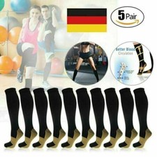 5 paires de bas de contention, chaussettes thrombose, chaussettes de compression