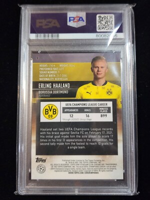 TOPPS サッカーカード STADIUM CLUB CHROME ERLING HAALAND DORTMUND #9 送料無料 中古 IT2 TOPPS サッカーカード STADIUM CLUB CHROME ERLING HAALAND