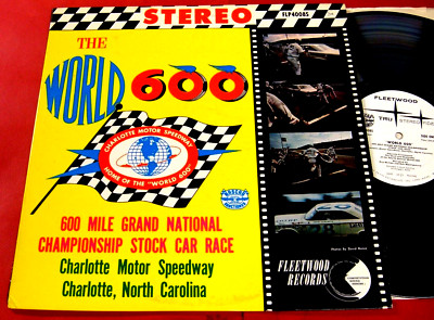 ''THE WORLD 600'' Championship Stock Car Race  1963, Fleetwood FLP 4008S  VG++/NM