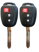 2 For 2012 2013 2014 2015 2016 Toyota Prius C Keyless Entry Remote Key Combo Fob