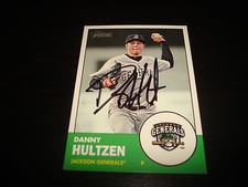Danny Hultzen Generals Mariners 2012 Topps Heritage #4 GR Signed Autograph 920