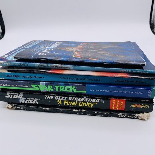 Star Trek Software Books NO GAMES Lot Rebel Universe First Contact Starflight - Picture 17 of 17