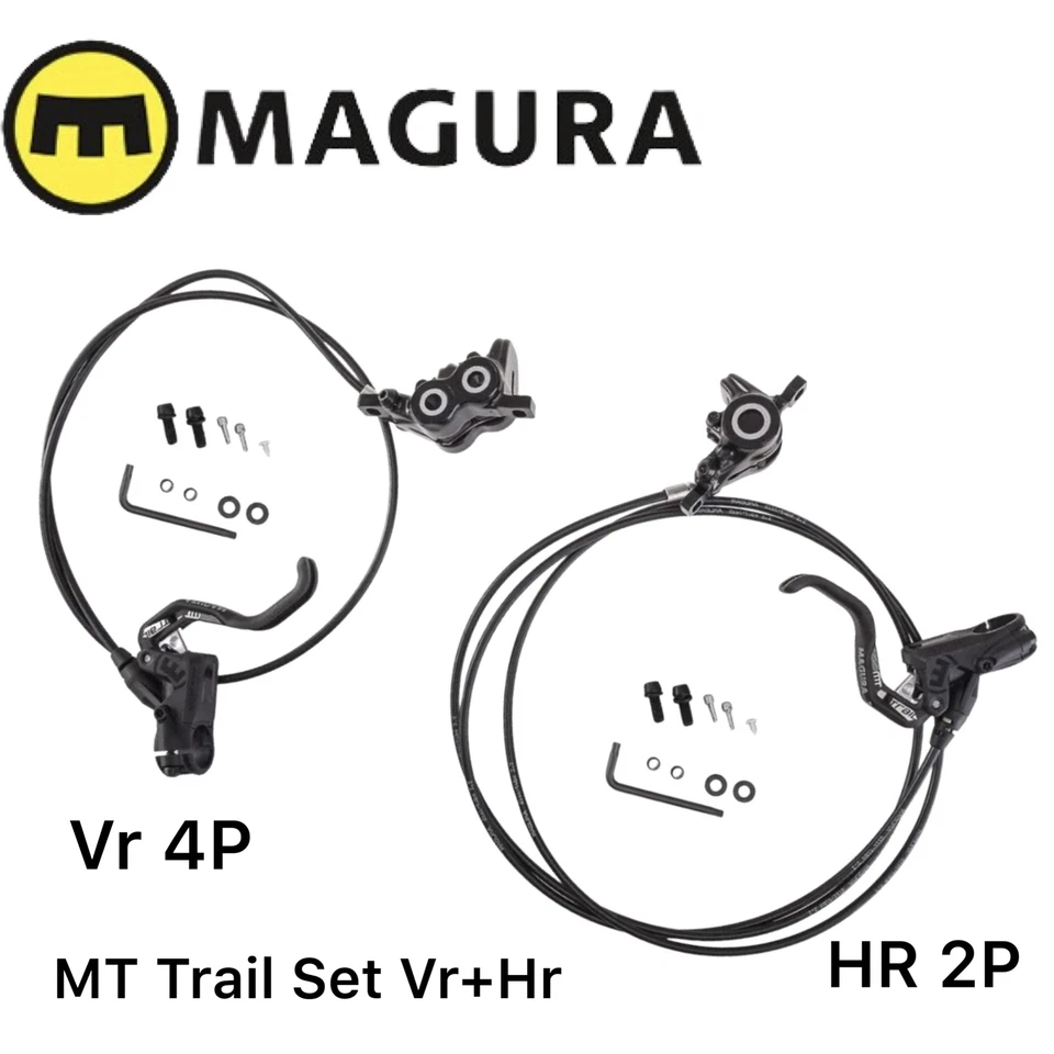 Magura MT Sentier Sport Vélo MTB Électrique Frein à Disque HC Levier VR + Hr Set - Photo 2/2