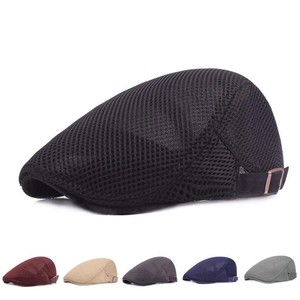 mesh flat cap