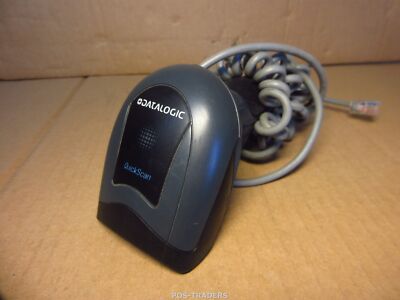 Datalogic QD2430 Handheld 2D 1D Omnil Barcode Scanner Reader Black RJ-45 + CABLE