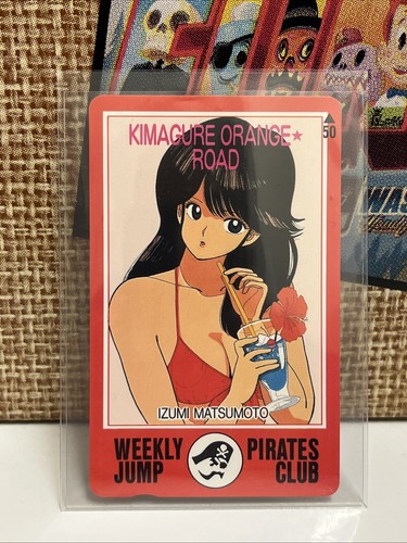 1989 WEEKLY SHONEN JUMP ORIG TELEPHONE CARDS #64 KIMAGURE ORANGE ROAD US SELLER - Picture 3 of 4
