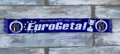 Getafe CF Euro Geta Fan Schal   Final Copa SM El Rey 23.06.07 Sammlerstück  