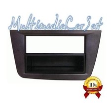 Mascherina Autoradio 1 2 Din Seat Altea fino 2011 Toledo FR da 2005 Nera 3346