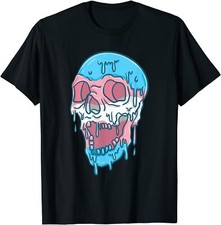 NEW LIMITED Dripping Trans Pride Skull Transgender T-Shirt - MADE IN USA