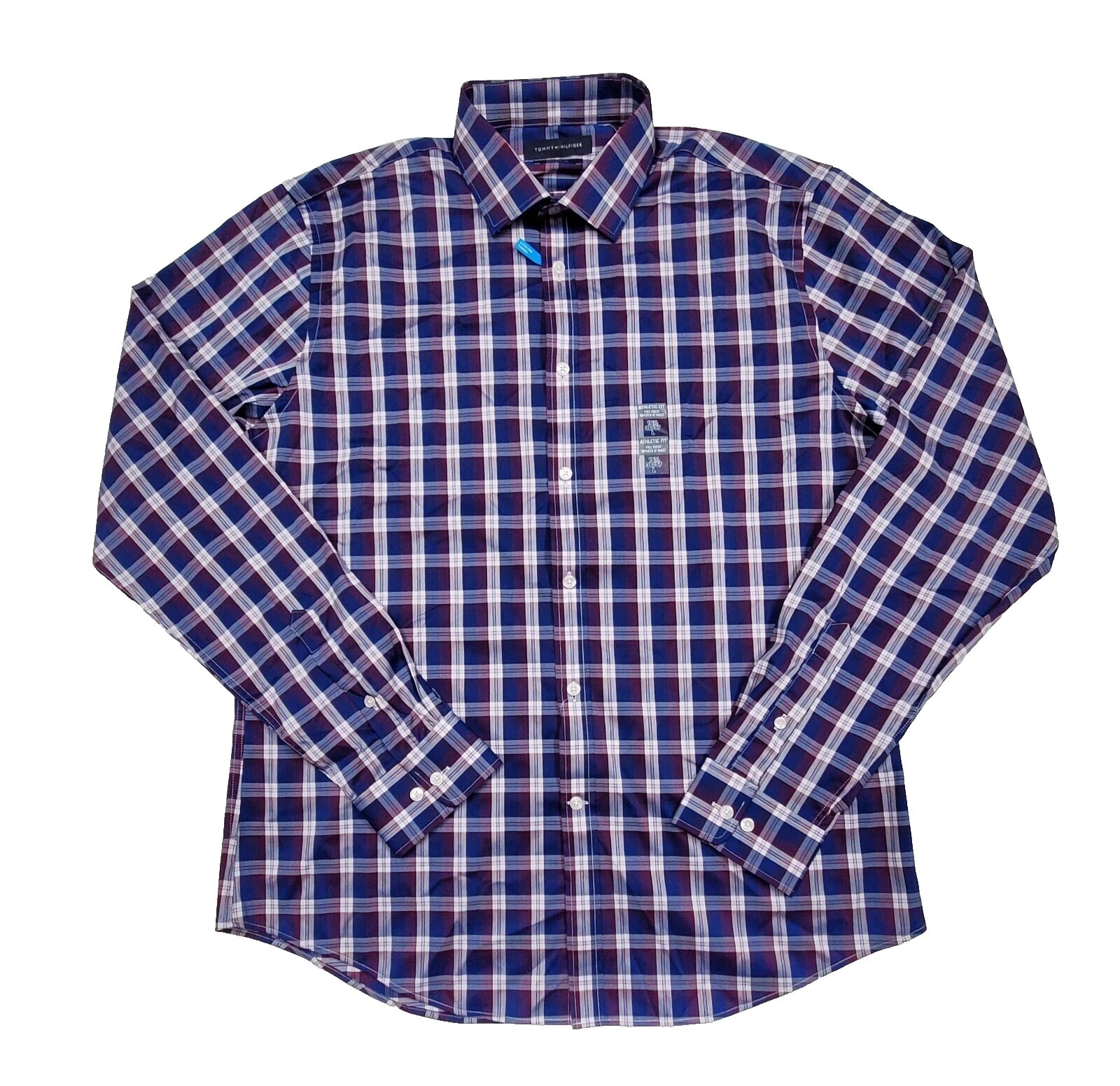 Botón Informal Talla L Tommy Hilfiger-Down Shirts for Men