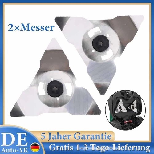 2 ERSATZMESSER FÜR ROBOMOW RS RC MS MODELLE ERSATZKLINGE MRK MESSER ERSATZKLINGE