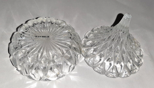 Hershey Kisses Crystal Kiss Covered Candy Dish 1996 - Picture 4 of 8