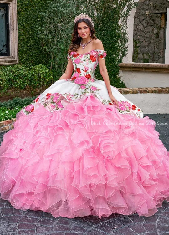 open lace back dress Beautyoung Color Flowers Appliqued Halter White Tulle Wedding Dresses for  Bride A line Long Quinceanera Dresses S1Blue-US 2, Blue at Amazon Women's  Clothing store main image 0