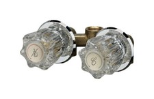 HOMEWERKS WORLDWIDE 3220-15-CH-B Shower Stall Faucet, Chrome