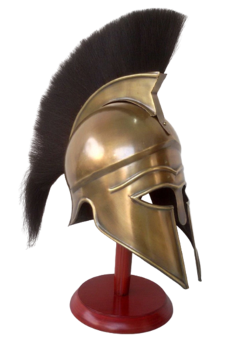Średniowieczni rycerze Koryncki hełm Stalowy grecki hełm Zbroja LARP kostium hełmu - Zdjęcie 1 z 3