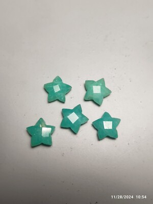 Premium 12 mm Star-Cut Amazonite Polished Gemstone