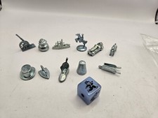 Monopoly 1935 Commemorative Ed. 1985 Replacement 10 Game Tokens  Speed Dice