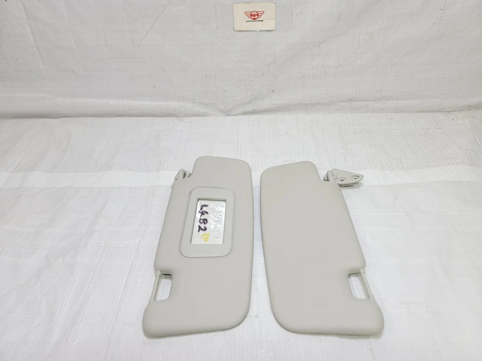 2008-2015 Smart Fortwo Sun Visor Set Sunvisor Front Left Right Gray OEM Foto 2 de 4