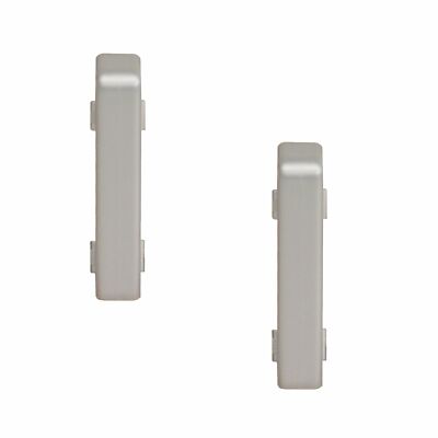 2 x Verbinder Silber für Kronotex Ktex1 Sockelleiste Randleiste Fußleiste