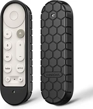 Case for Google TV Streamer 4K Voice Search Remote 2024 Anti-Slip Silicone Cover