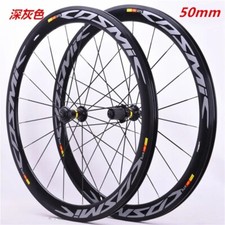700C Road Bike Aluminium Wheelset 30/40/50mm Depth V Brake Sealed Bearings Hubs
