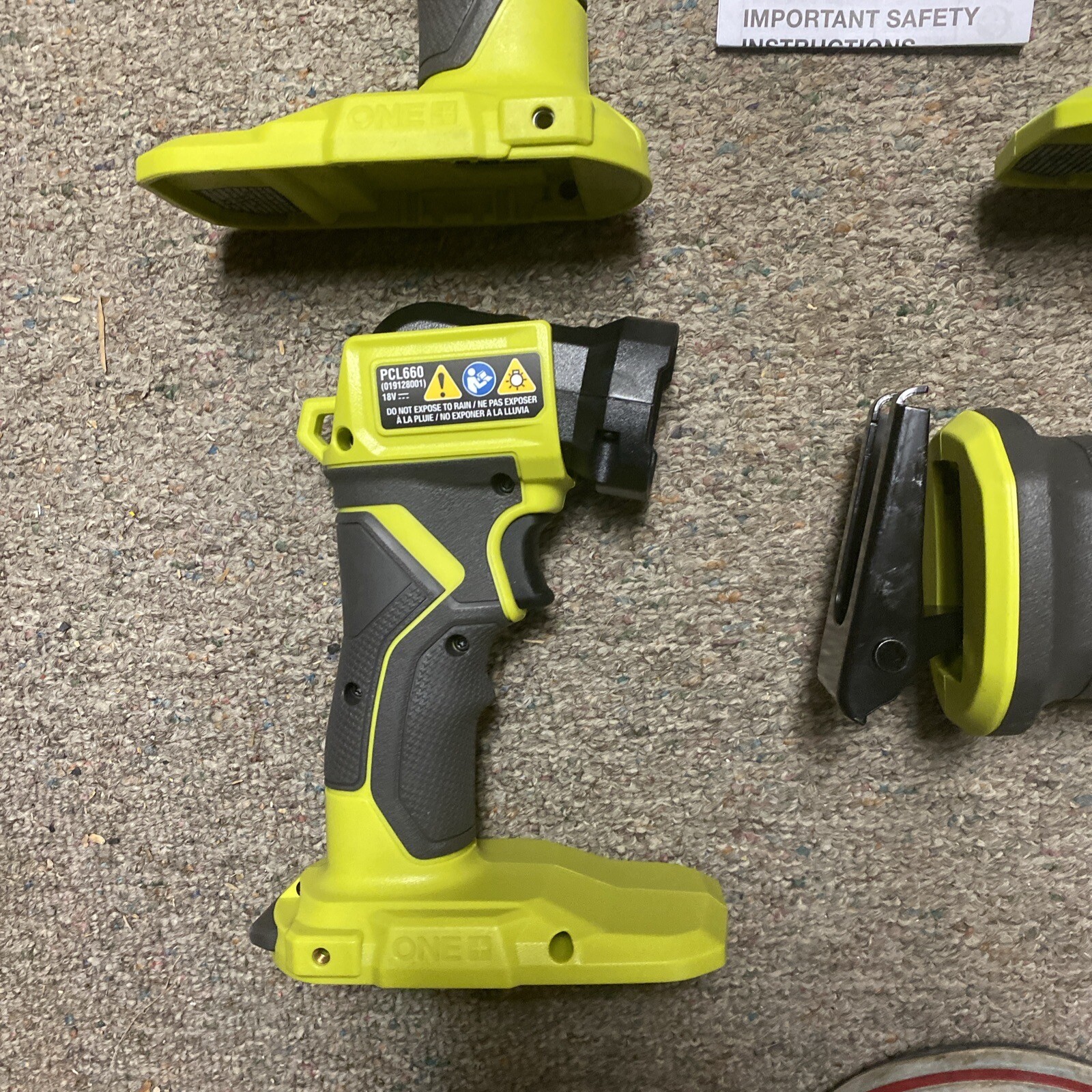 Ryobi PCL1600K2 ONE+ 18V Cordless 6Tool Combo Kit Set w/ 2 Batteries