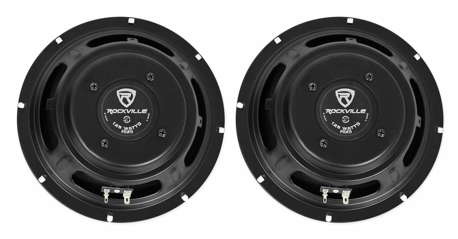 2 Пары 8-компонентных динамиков Rockville X8C Competition с титановыми твитерами