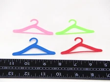 Lot of 4 Assorted Color Hanger Parts Only Barbie Doll Style