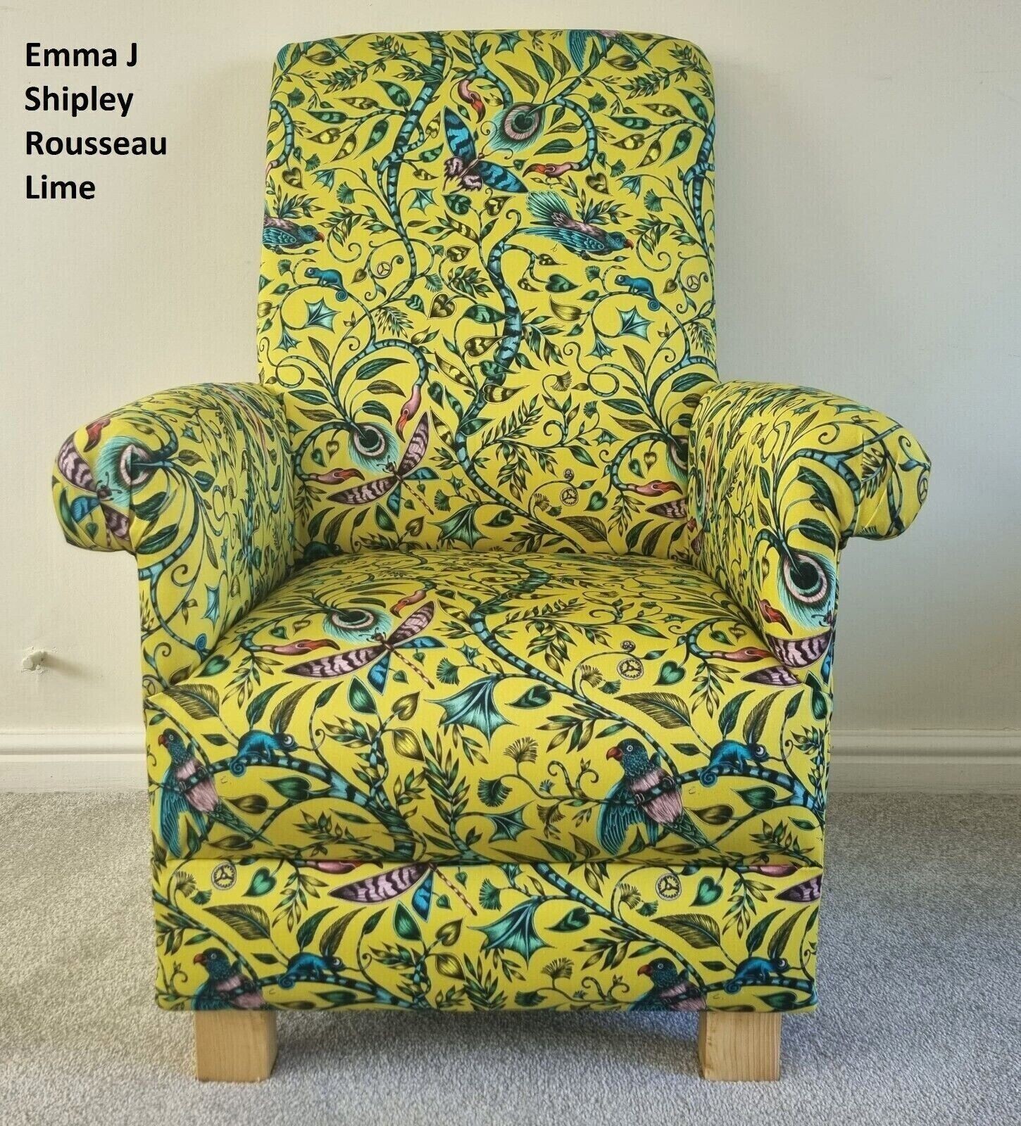 Laura Ashley Villandry Charcoal Grey Fabric Adult Chair Armchair Accent