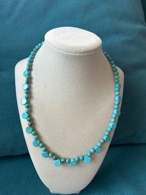 Handcrafted Genuine Turquoise Necklace