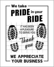 50Pcs Paper Floor Mats for Cars, Disposable White Automotive Floor Mats Kraft Pa