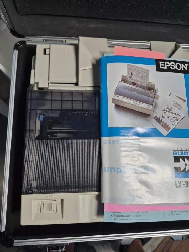 Vintage Epson Lx 300 Quiet Color Printer - Image 4 of 4