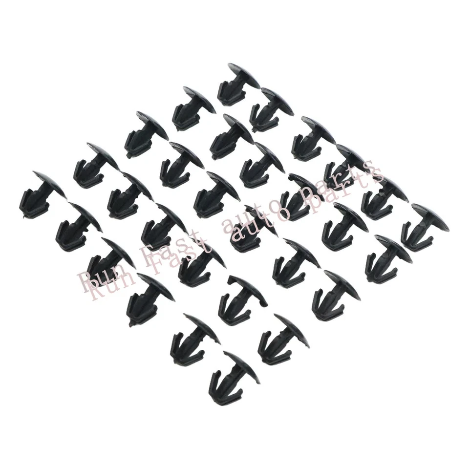 30x Clip de retención de sello de capó retenedor de plástico para Acura RL RDX MDX 1999-2005 Foto 3 de 4