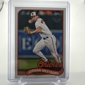 2024 TOPPS SERIES 1 1989 BASEBALL JORDAN WESTBURG RC BALTIMORE ORIOLES #89B-38