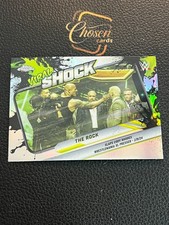 2026 Topps Chrome WWE The Rock Viral Shock Refractor GX05