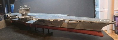 USS Enterprise CVN-65 Built Giant Battleship Model Ship 40 L *Read US Seller