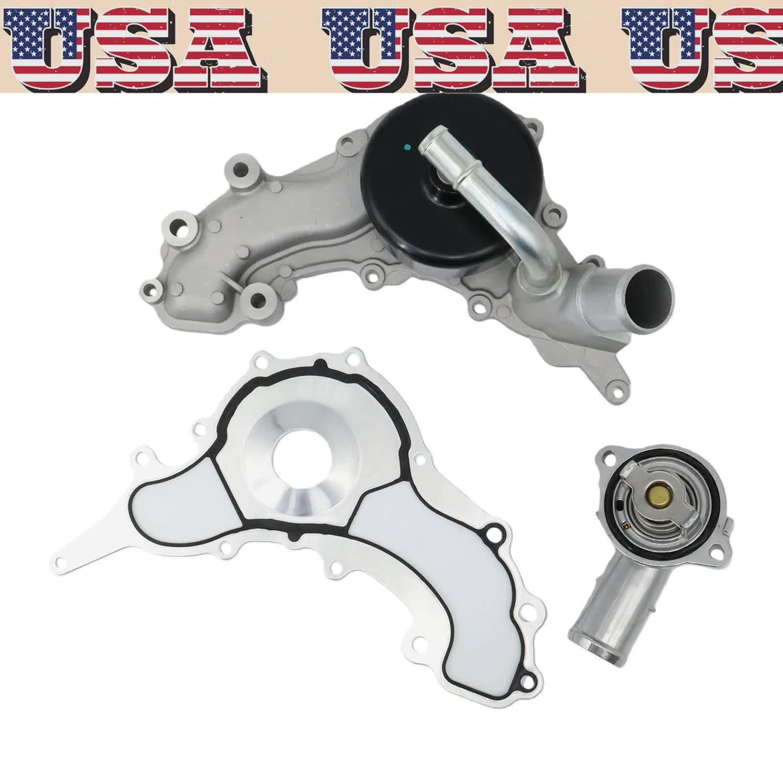 Fit Maserati Ghibli Levante Quattroporte 3.0T V6 Engine Water Pump w/ Thermostat