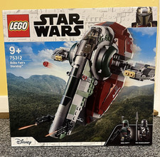 LEGO Star Wars 75312 Boba Fett’s Starship 9+ Boba Fett Mandalorian Box
