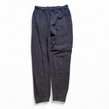 Joah Brown Minimalist Preppy Cotton Womens S Gym Workout Black Sweatpants