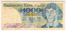 1979 Poland 1000 Zlotych 0676173 Paper Money Banknotes Currency