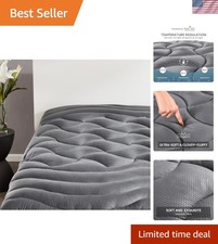 Cooling Queen Mattress Topper, Zoned Cool Mattress Pad Cover, Padded Mattres...