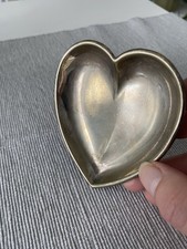 Vintage EPNS Silber herzf&ouml;rmige Schmuckschale/Ring Tablett - Made in England