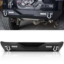 Rear Bumper Wled Lights 2d-rings Fit For 2007-2018 Jeep Wrangler Jk Unlimited