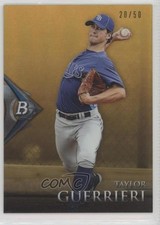 2014 Bowman Platinum Chrome Prospects Gold 20/50 Taylor Guerrieri #BPCP8 8k4